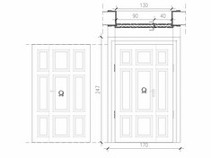 2fk-palac-projekt-wnetrz-wroclaw-legnica-boleslawiec-renowacja-detal-drzwi-projektowane-klasyczne-drewniane-ppoz-dzielone-asymetryczne